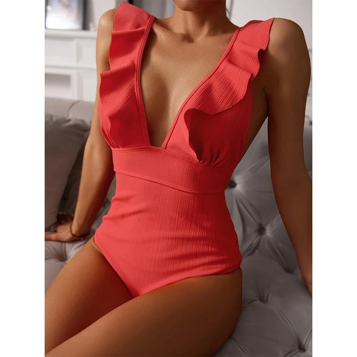 Levoire | Maillot De Bain À Volants Pour Piscine Et Plage