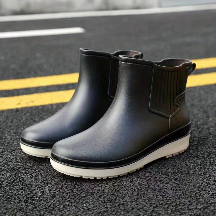 Levoire | Bottes De Pluie Étanches Avec Semelle Antidérapante Pour Les Activités En Plein Air Noir