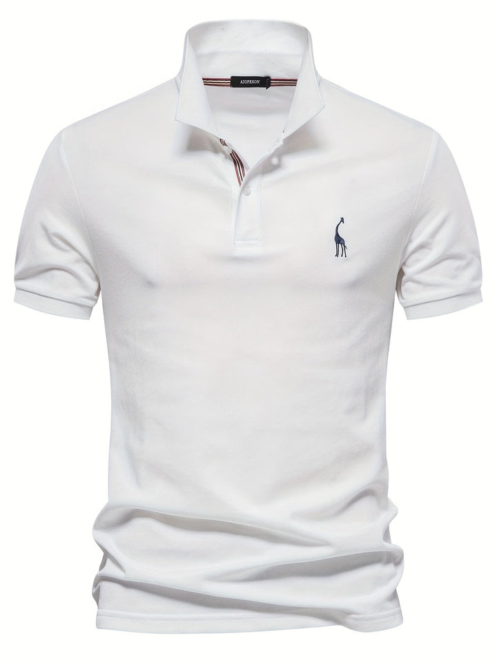 Levoire | Chemise Pour Hommes Unie Avec Motif De Girafe