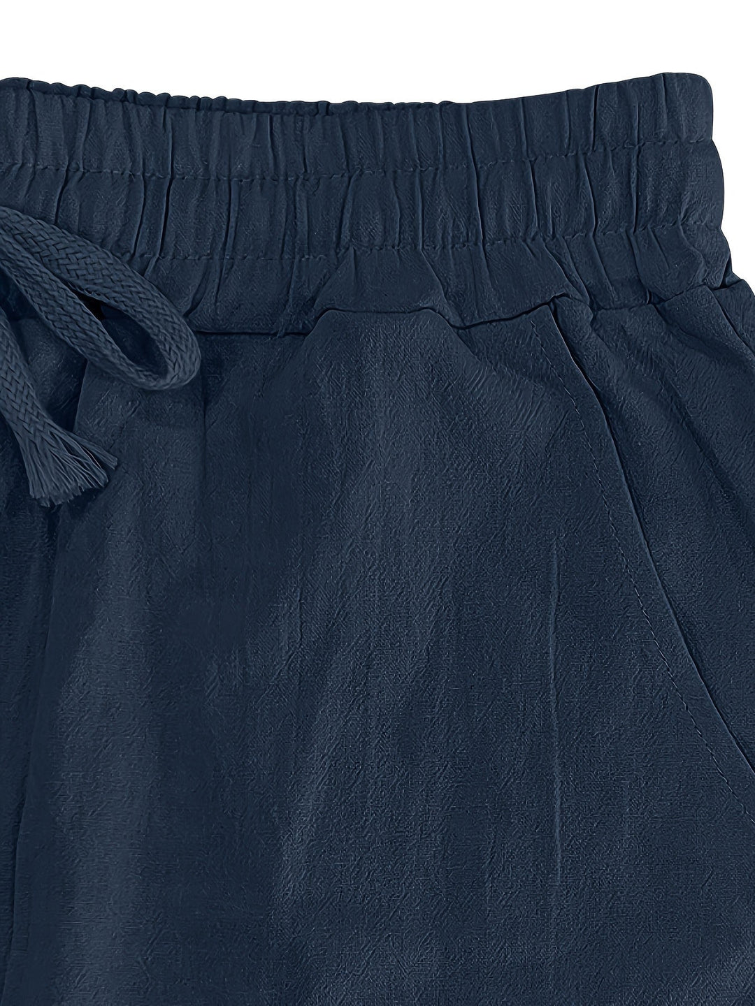 Levoire | Loisirs Coton Lin Pantalons Couleur Unie