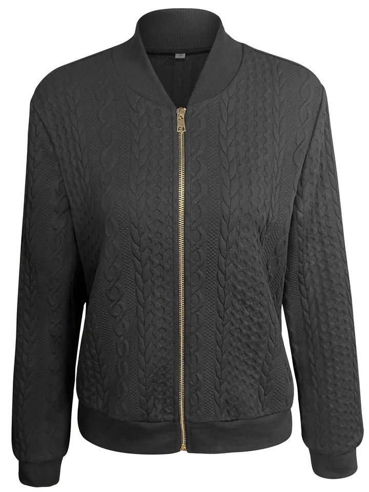 Levoire | Bomber-Vente-Renne, Avec Texture Et Fermeture Éclair