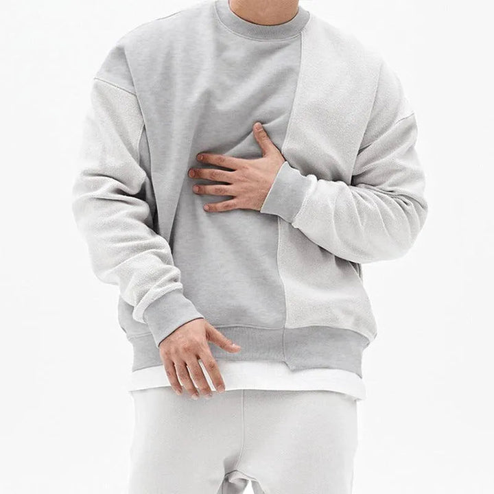 Levoire | Pull décontracté pour hommes Gris