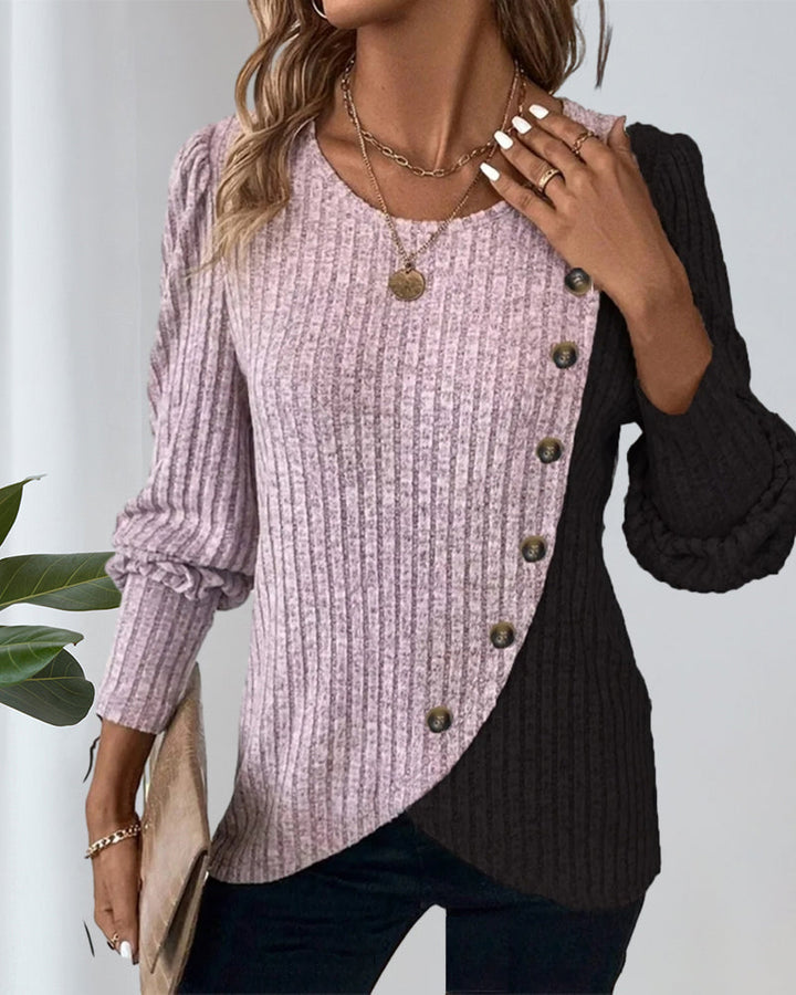 Levoire | Väriblokki Rento T-shirt Rosa