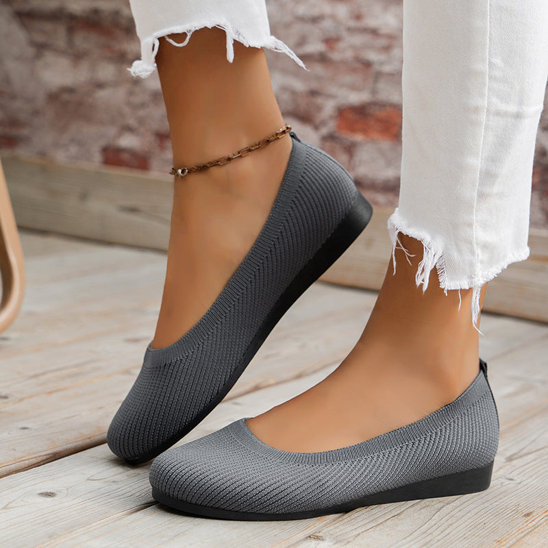 Levoire | Ballerines Tricotées Respirantes Pour Femmes