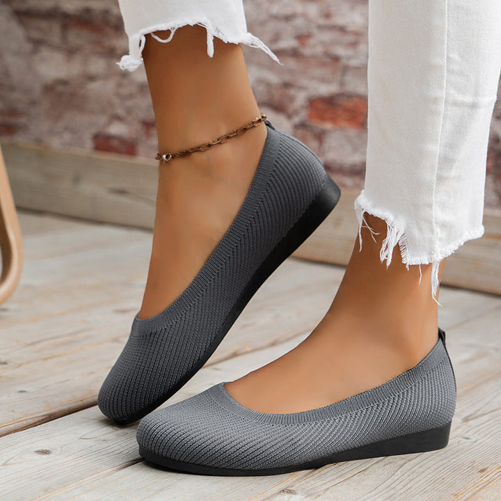 Levoire | Ballerines Tricotées Respirantes Pour Femmes