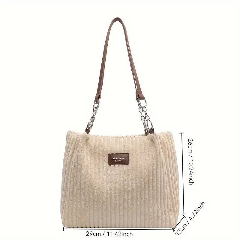 Levoire | Sac Fourre-Tout En Velours Côtelé