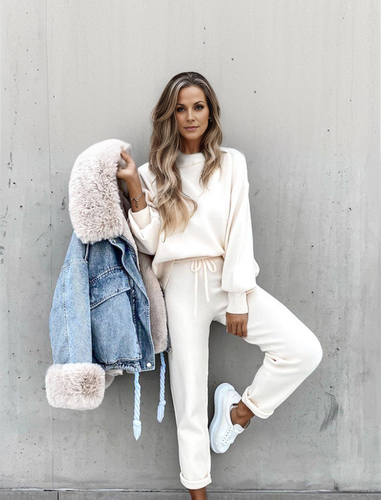 Levoire | Jumpsuit Tyylikäs Kotipuku Naisille