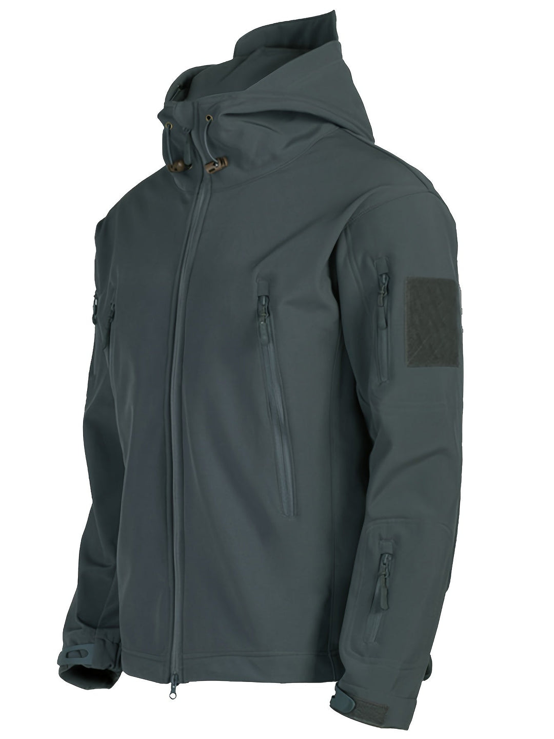 Levoire | Veste Pour Hommes Avec Capuche Et Poches Zippées gris