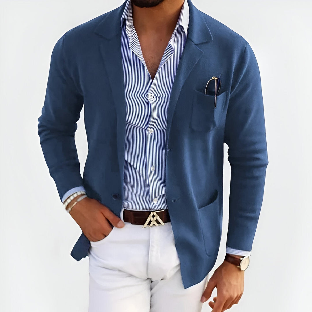 Levoire | Veste Pour Hommes Avec Une Structure Légère Et Élégante Bleu