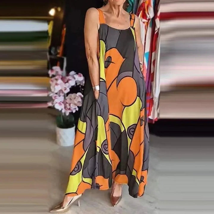 Levoire | Robe élégante ajustée Orange