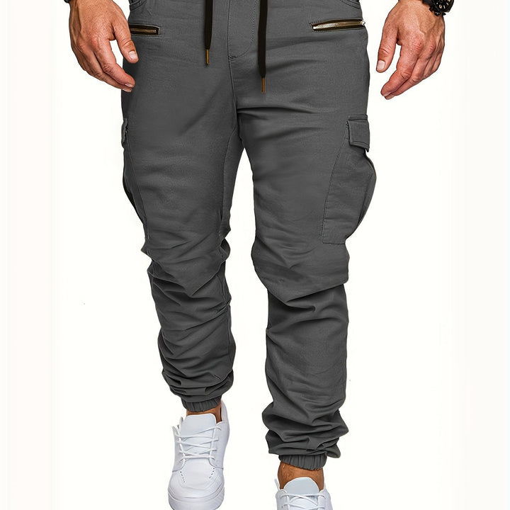 Levoire | Pantalons De Course Légers Décontractés Pour Hommes Avec Cordon De Serrage gris