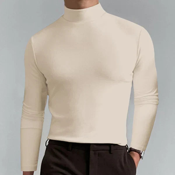 Levoire | T-Shirt Ajusté Taille Haute Et À Manches Longues Beige