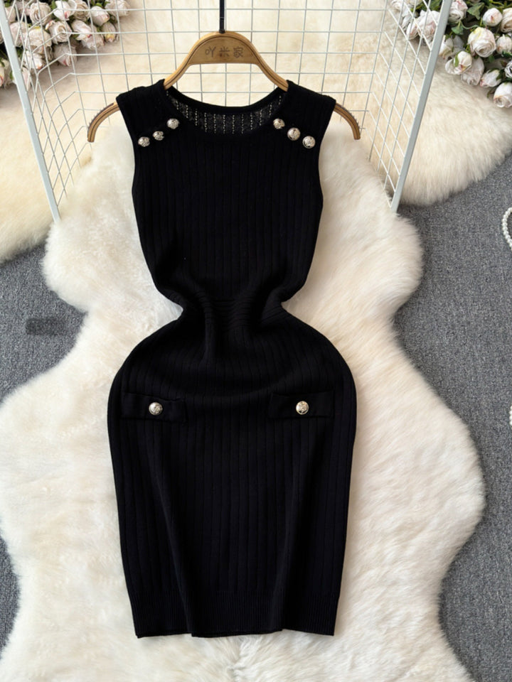 Levoire | Robe en soie tricotée élégante