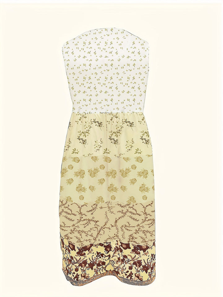 Levoire | Robe Tank À Imprimé Floral Printemps Et Été