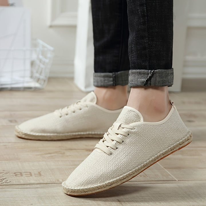 Levoire | Espadrilles Pour Hommes À Lanières Couleur kaki