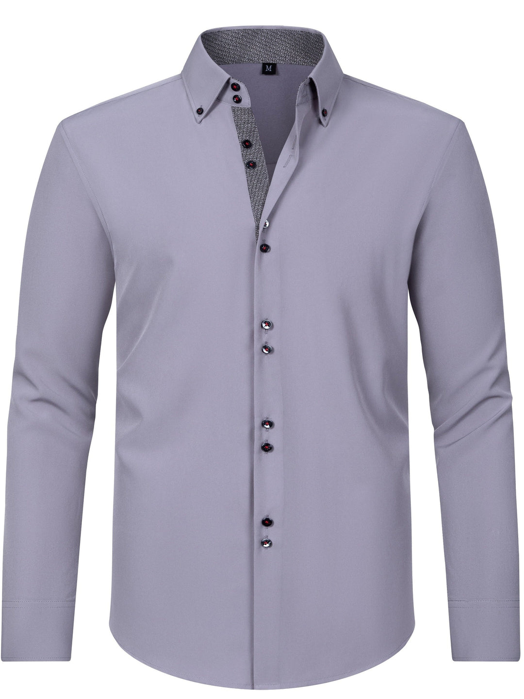 Levoire | Chemise Pour Homme Unie Avec Col Retourné Pour Des Apparitions Élégantes