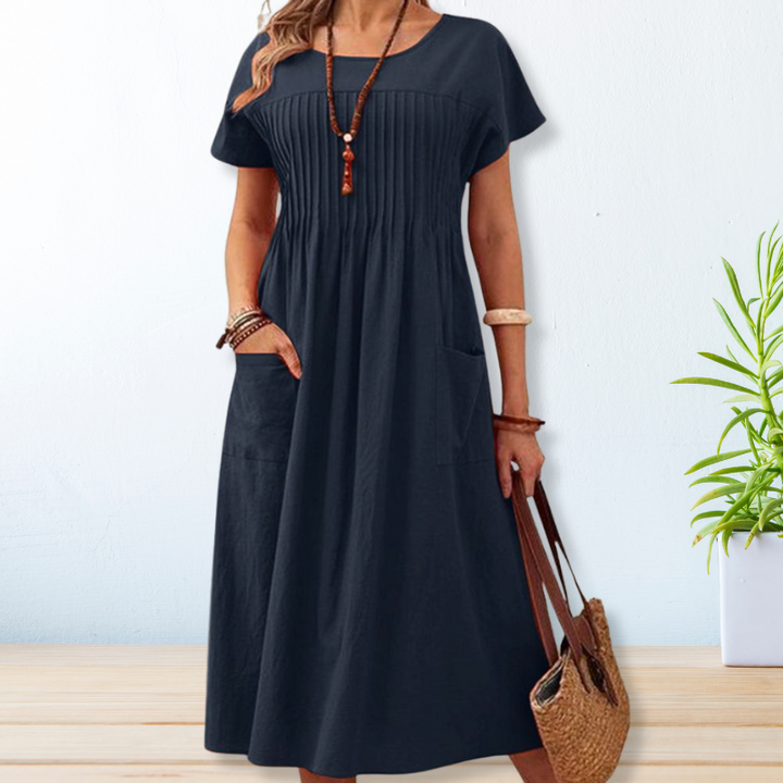 Levoire | Robe De Confort Décontractée Bleu