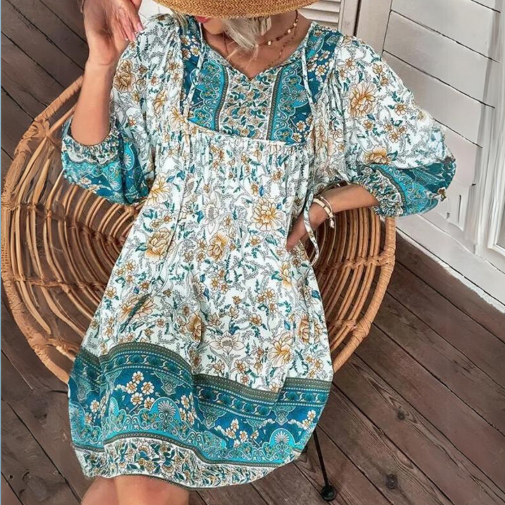 Levoire | Robe Bohème Vert clair