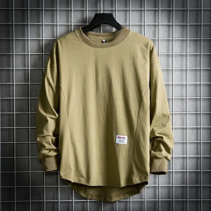 Levoire | Heritage-Jersey Avec Ourlet Arrondi Khaki