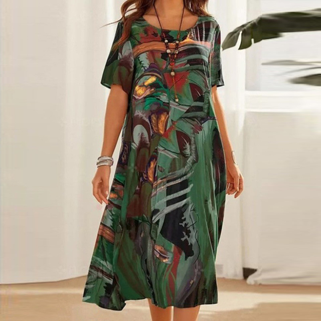 Levoire | Robe simple chic Vert