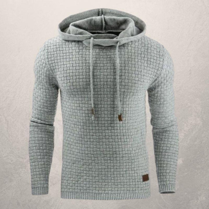 Levoire | Sweater À Capuche Design Sportif Pour Hommes Gris