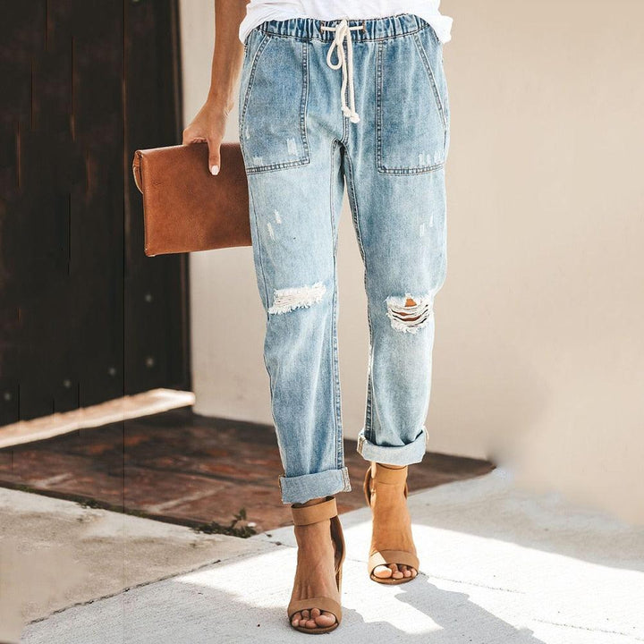 Levoire | Pantalons Confortables Pour Femmes Bleu ciel
