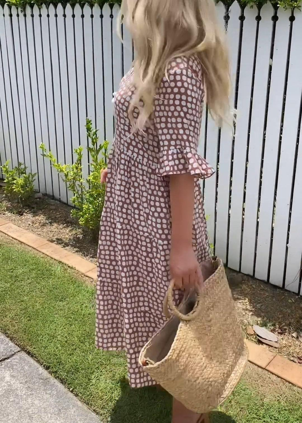 Levoire | Robe Midi Avec Encolure Ronde