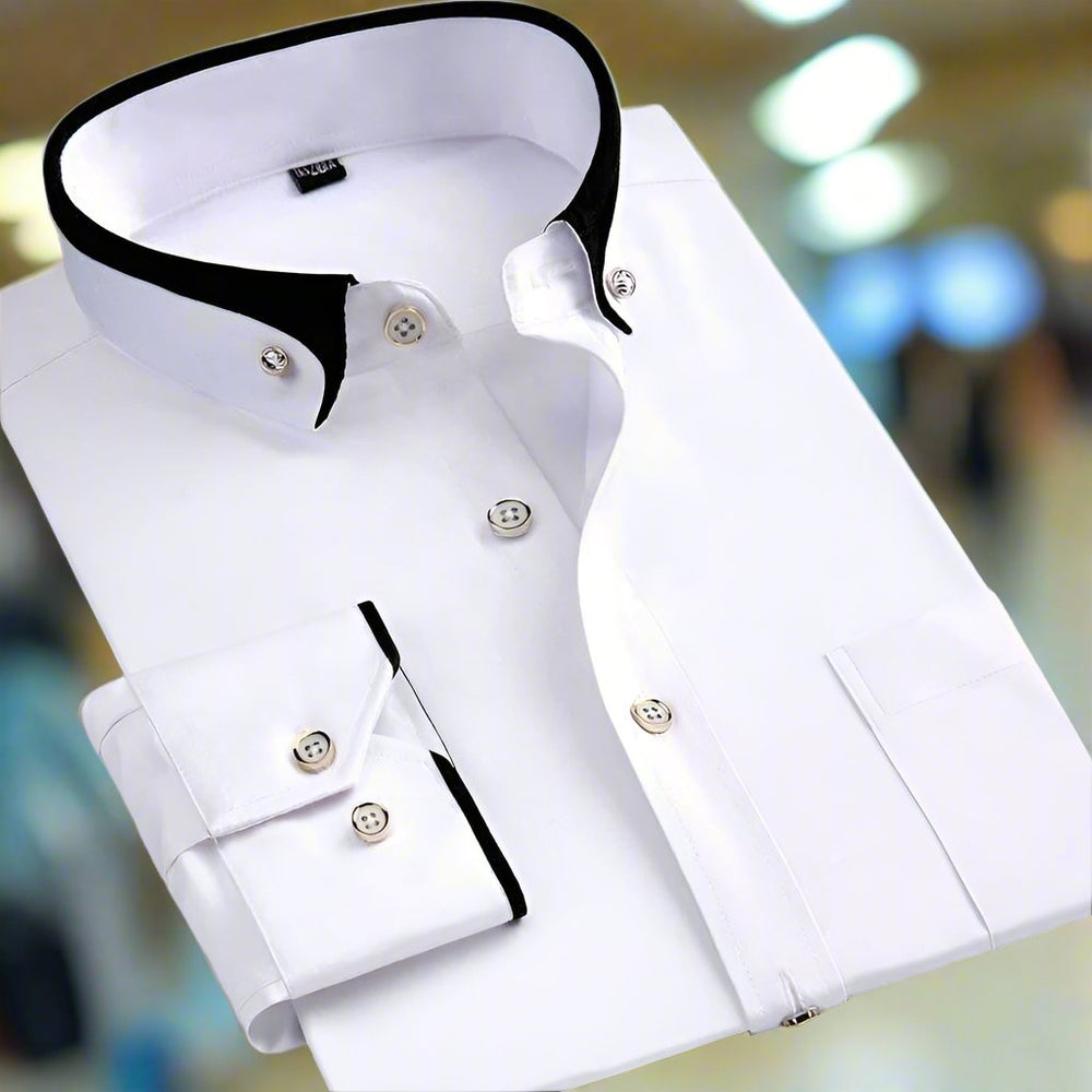 Levoire | Chemise Classique À Manches Longues Blanc