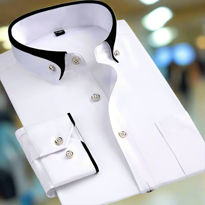Levoire | Chemise Classique À Manches Longues Blanc