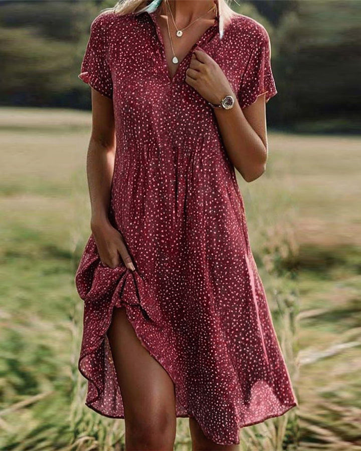 Levoire | Robe Bohémienne Élégante Rot