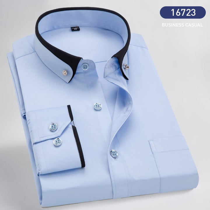 Levoire | Chemise Premium À Manches Longues Bleu ciel