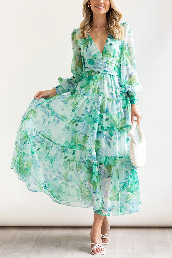 Levoire | Robe À Enrouler Avec Motif Floral Pour Femmes