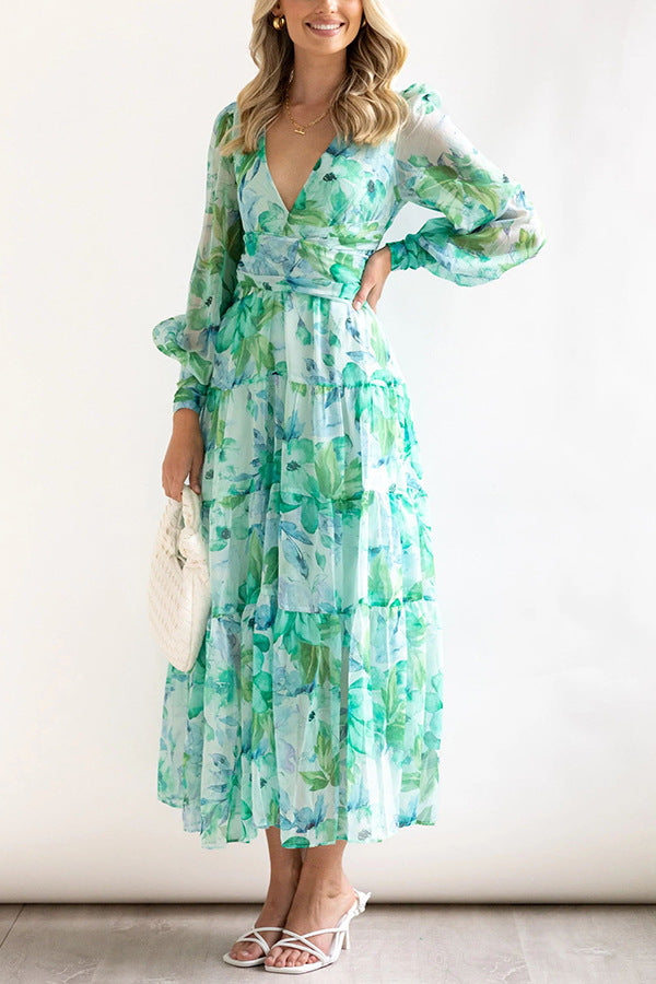 Levoire | Robe Portefeuille À Fleurs Pour Femmes