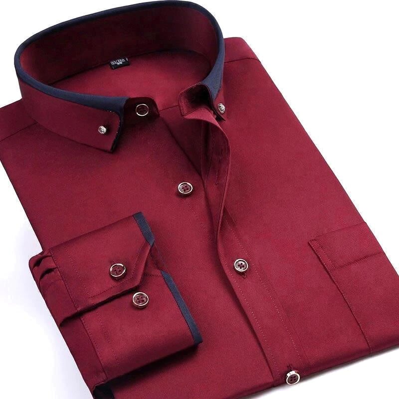 Levoire | à manches longues Marvin pour un style intemporel Rouge