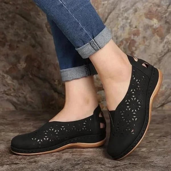 Levoire | Œillets élastiques pour chaussures pour femmes Noir