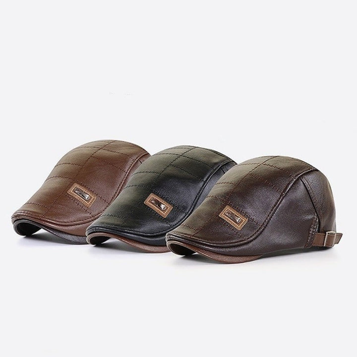 Levoire | Casquette En Cuir Unisexe Stylée