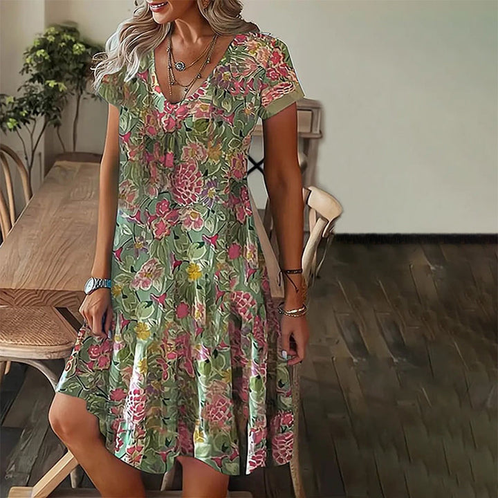 Levoire | Robe Fleurie Estivale Multicolore
