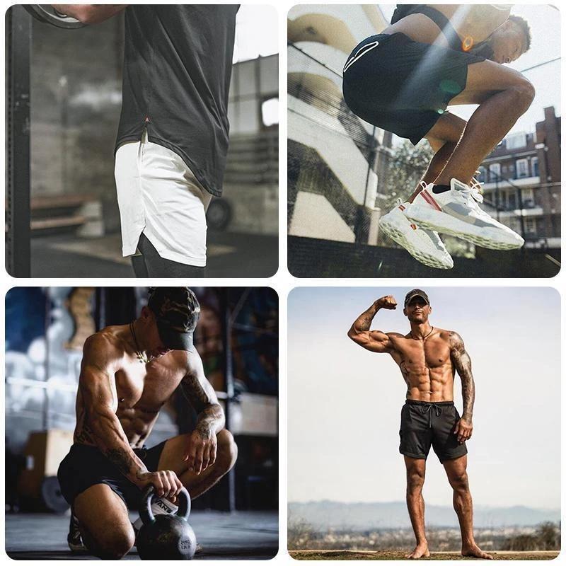 Levoire | Vêtements De Sport Shorts Courts Pour Hommes