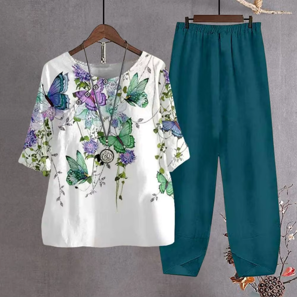 Levoire | Ensemble T-Shirt Et Pantalon Vert