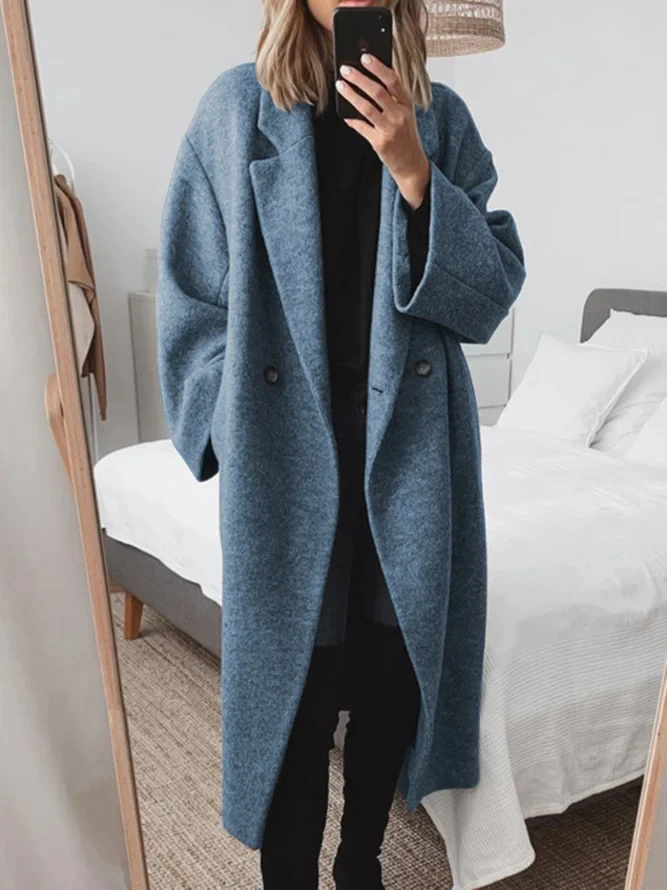 Levoire | Veste longue et agréable confortable Bleu