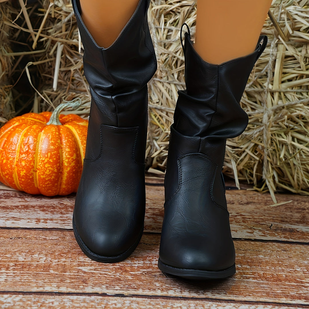 Levoire | Bottes De Cow-Boy Chunky À Talon