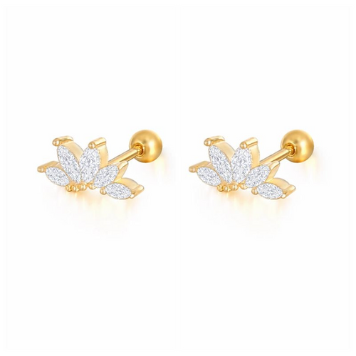 Levoire | Boucles D'Oreilles Studs Kristalline