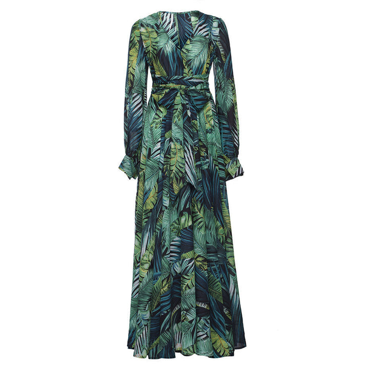 Levoire | Jupe longue imprimée élégante à grande taille