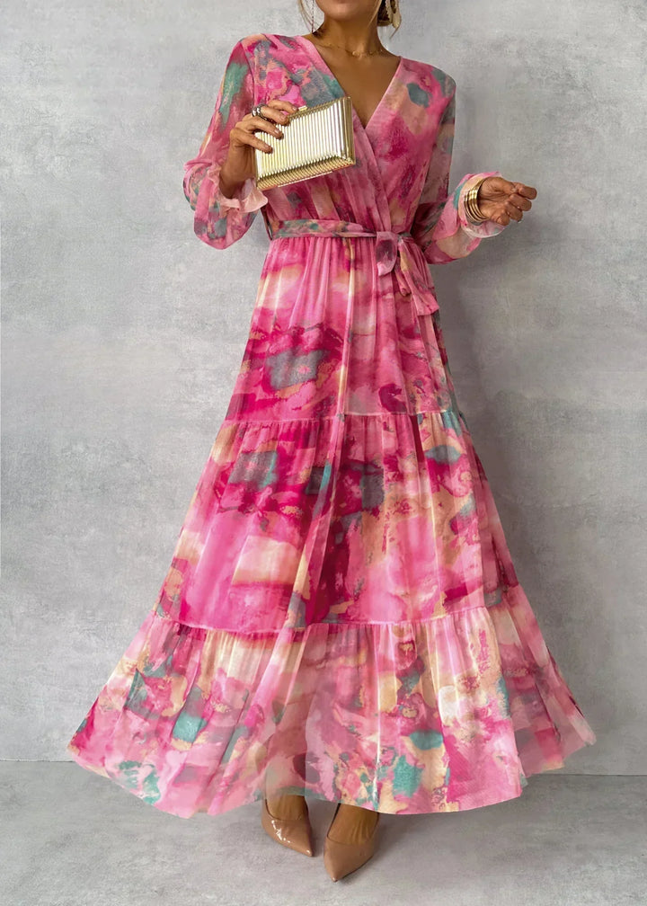 Levoire | Robe De Mode Élégante Rosa Rouge