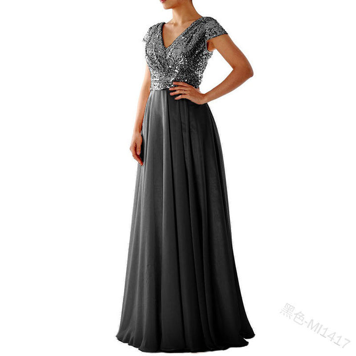 Levoire | Glamouröösit Paljetit Élégant Nœud Soirée noir