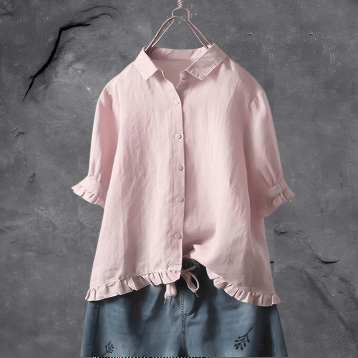 Levoire | Élégante chemise en coton Rosa