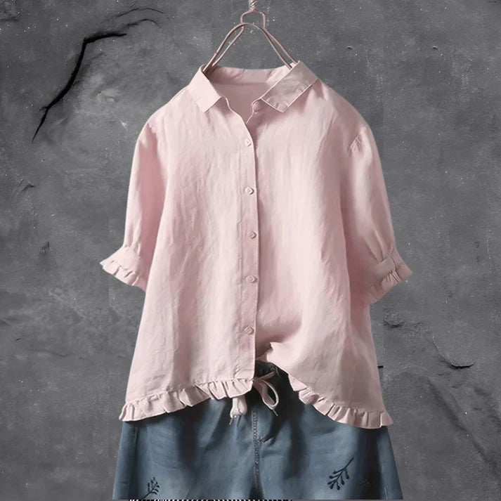 Levoire | Haut En Coton Élégant Pour Femmes Rosa