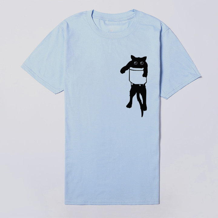 T-shirt pour femmes avec motif animal créatif et coupe décontractée Levoire