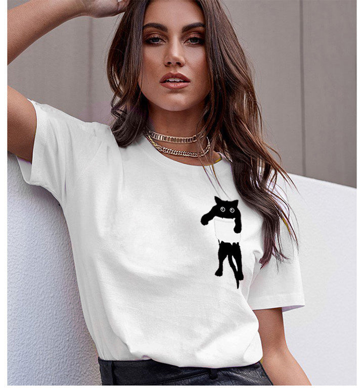 T-shirt élégant pour femmes avec design graphique créatif Levoire