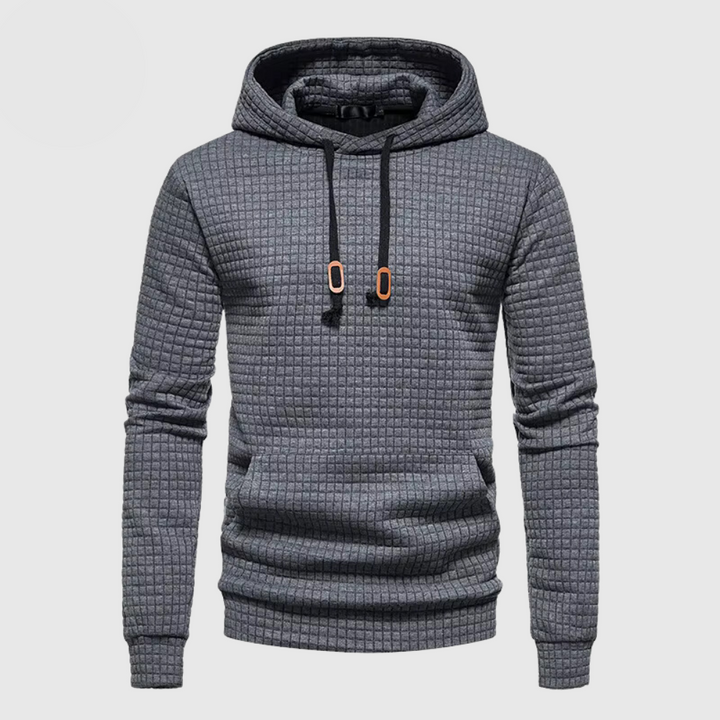 Levoire | Sweat à capuche d'automne pour hommes Gris foncé